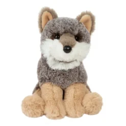 Mini Soft Albie the 6 Inch Plush Wolf by Douglas