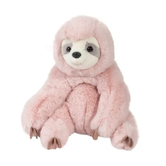 Mini Soft Pokie the 6 Inch Pink Plush Sloth by Douglas