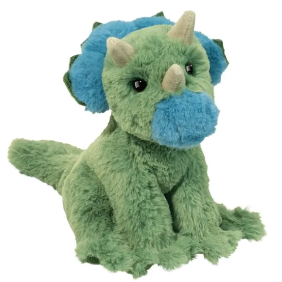 Mini Soft Roarie the 8 Inch Plush Green Triceratops Dino by Douglas