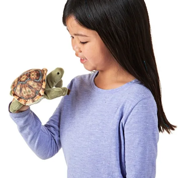 Mini Tortoise Finger Puppet by Folkmanis Puppets