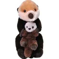 Mom and Baby Sea Otter Stuffed Animals by Wild Republic