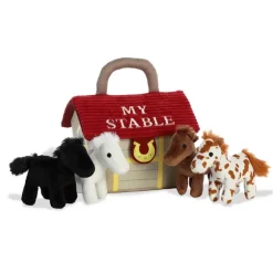 My Stable Plush Horses Playset for Babies by Ebba