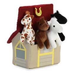 My Stable Plush Horses Playset for Babies by Ebba