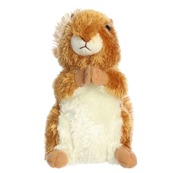 Nutsie the Stuffed Red Squirrel Mini Flopsie by Aurora