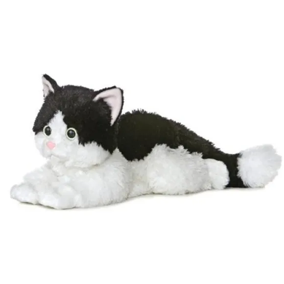 Oreo The Black and White Plush Cat 12 Inch Flopsie by Aurora