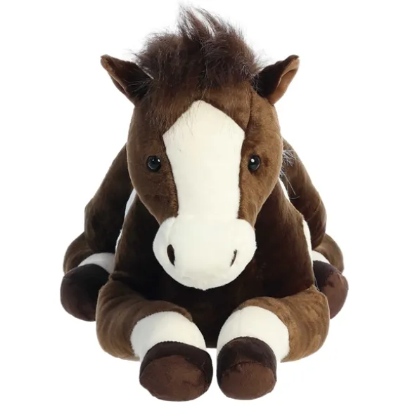 Paint the Jumbo Stuffed Paint Horse Super Flopsie by Aurora