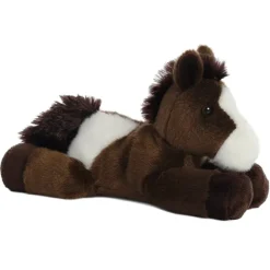 Paint the Stuffed Brown Horse Mini Flopsie by Aurora