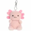 Palm Pals Clip-On 4 Inch Plush Ax Axolotl Bag Charm by Aurora