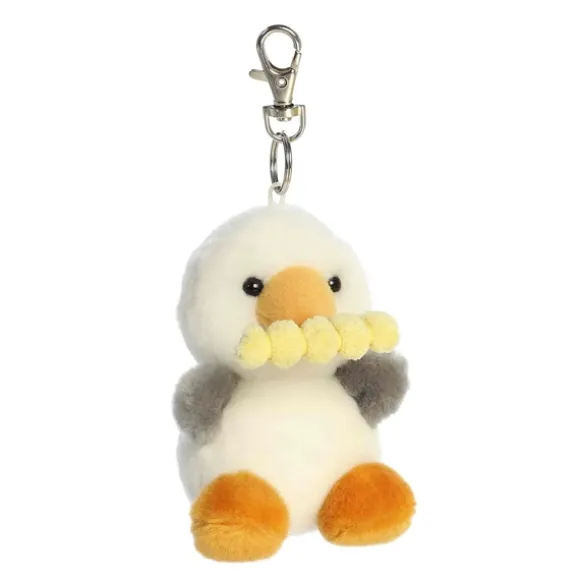 Palm Pals Clip-On 4 Inch Plush Buoy Seagull Bag Charm by Aurora