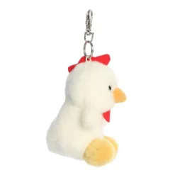 Palm Pals Clip-On 4 Inch Plush Cooper Chicken Bag Charm by Aurora