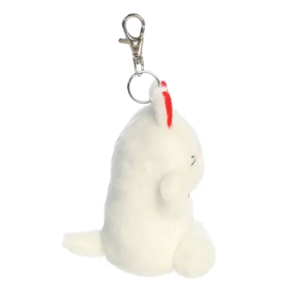 Palm Pals Clip-On 4 Inch Plush Kota Lucky Cat Bag Charm by Aurora
