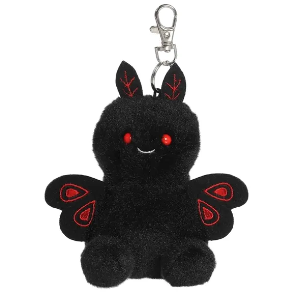 Palm Pals Clip-On 4 Inch Plush Mortimer Mothman Bag Charm by Aurora