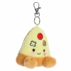 Palm Pals Clip-On 4 Inch Plush Peppa Pizza Slice Bag Charm by Aurora