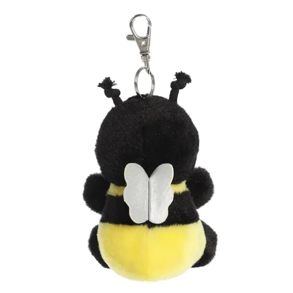 Palm Pals Clip-On 4 Inch Plush Queeny Bee Bag Charm by Aurora
