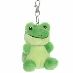 Palm Pals Clip-On 4 Inch Plush Ribbits Frog Bag Charm by Aurora