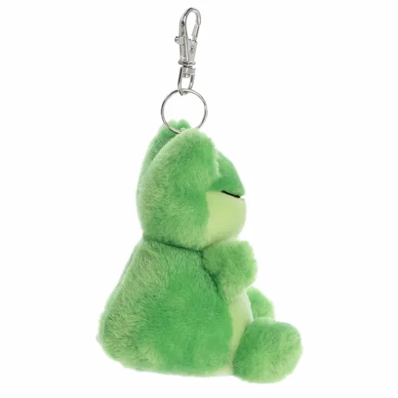 Palm Pals Clip-On 4 Inch Plush Ribbits Frog Bag Charm by Aurora