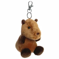 Palm Pals Clip-On 4 Inch Plush Sid Capybara Bag Charm by Aurora