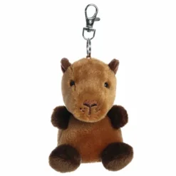 Palm Pals Clip-On 4 Inch Plush Sid Capybara Bag Charm by Aurora