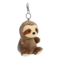 Palm Pals Clip-On 4 Inch Plush Slomo Sloth Bag Charm by Aurora