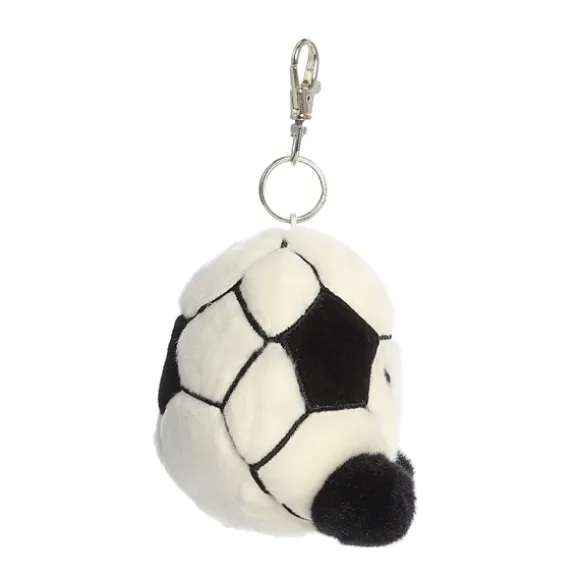 Palm Pals Clip-On 4 Inch Plush Striker Soccer Ball Bag Charm by Aurora