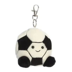Palm Pals Clip-On 4 Inch Plush Striker Soccer Ball Bag Charm by Aurora