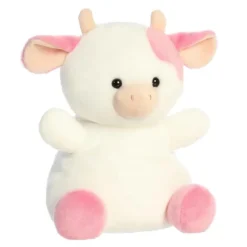 Party-Sized Palm Pals 13 Inch Plush Belle Strawberry Cow by Aurora