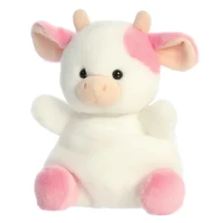 Party-Sized Palm Pals 8 Inch Plush Belle Strawberry Cow by Aurora
