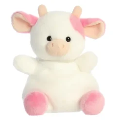 Party-Sized Palm Pals 8 Inch Plush Belle Strawberry Cow by Aurora
