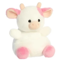 Party-Sized Palm Pals 8 Inch Plush Belle Strawberry Cow by Aurora