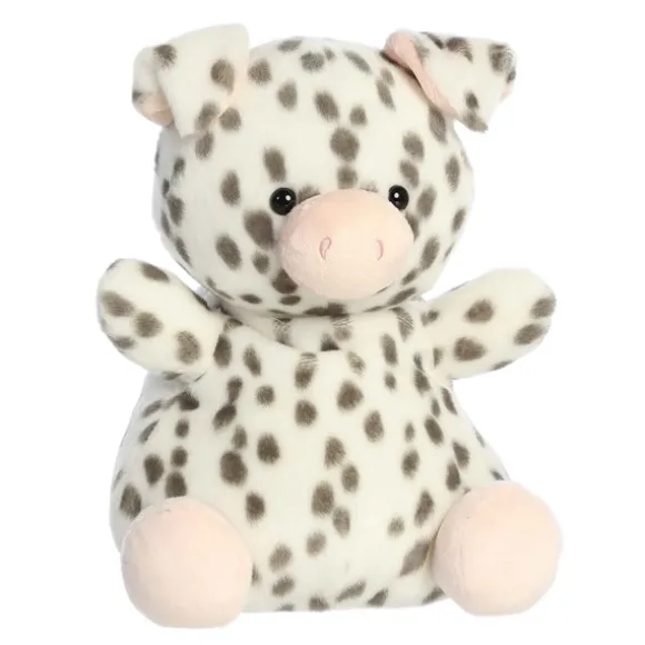 Party-Sized Palm Pals 13 Inch Plush Piggles Spotted Piglet by Aurora