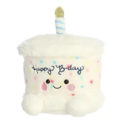 Party-Sized Palm Pals 8 Inch Plush Happy B-Day Cake by Aurora