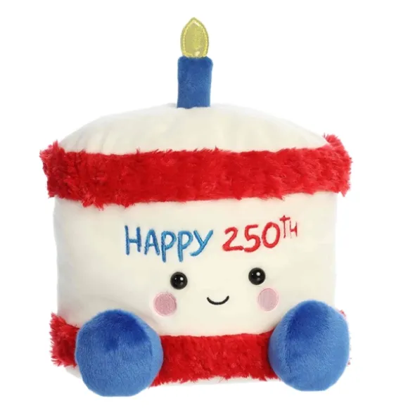 Party-Sized Palm Pals 13 Inch Plush America B'Day Cake by Aurora