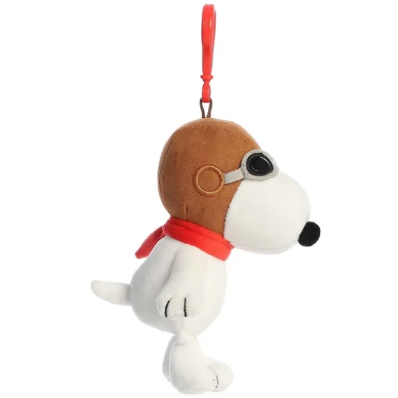 Peanuts Clip-On Plush Flying Ace Snoopy Bag Charm by Aurora