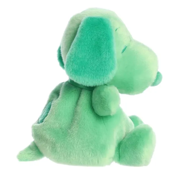 Peanuts Color Collection Plush Green Snoopy Palm Pals by Aurora