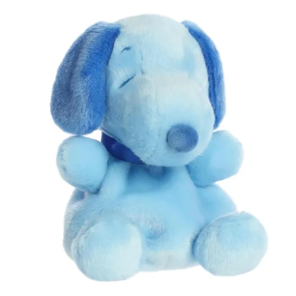 Peanuts Color Collection Plush Blue Snoopy Palm Pals by Aurora