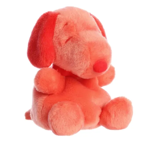 Peanuts Color Collection Plush Red Snoopy Palm Pals by Aurora