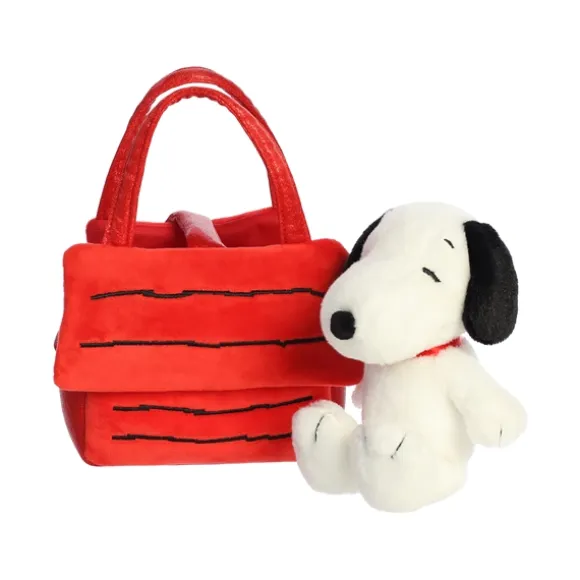 Peanuts Fancy Pals Plush Snoopy with Snoopy's House Bag by Aurora