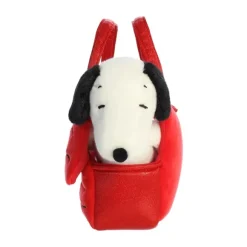Peanuts Fancy Pals Plush Snoopy with Snoopy's House Bag by Aurora