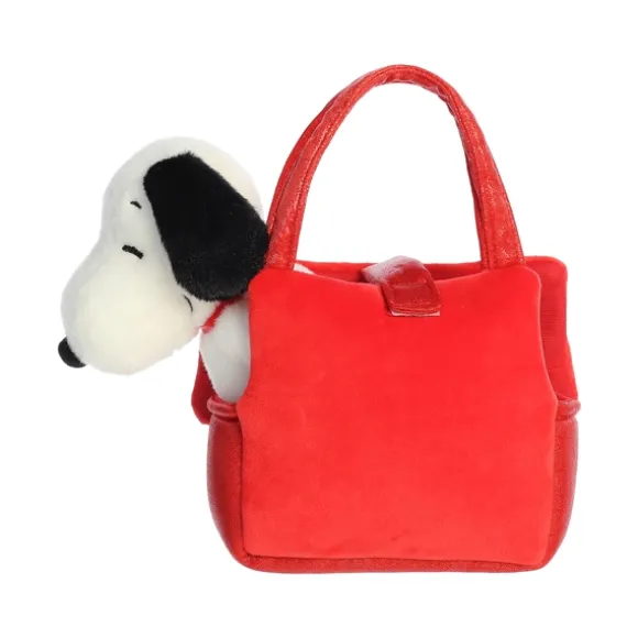Peanuts Fancy Pals Plush Snoopy with Snoopy's House Bag by Aurora