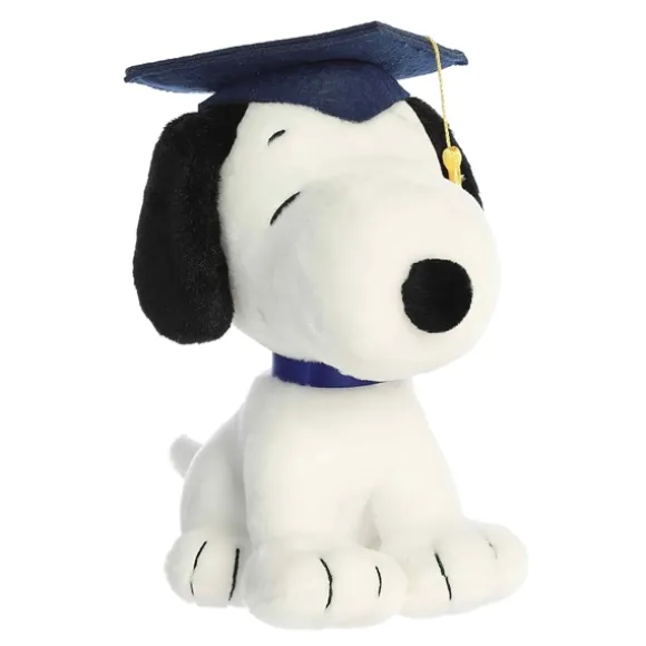 Peanuts Graduation Snoopy Stuffed Animal with Cap by Aurora