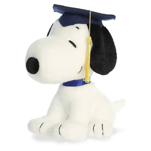 Peanuts Graduation Snoopy Stuffed Animal with Cap by Aurora