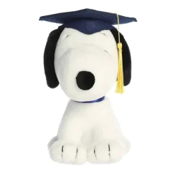Peanuts Graduation Snoopy Stuffed Animal with Cap by Aurora
