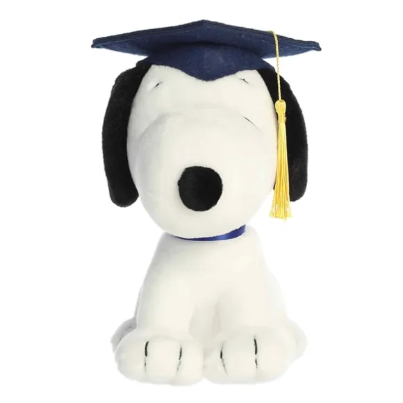 Peanuts Graduation Snoopy Stuffed Animal with Cap by Aurora