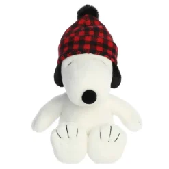Peanuts Plush Snoopy with Plaid Hat by Aurora