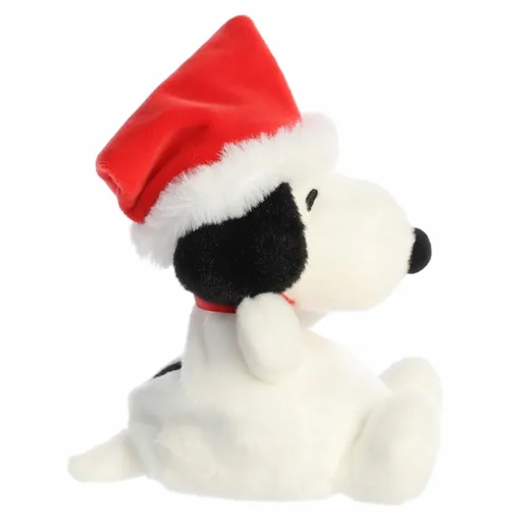 Peanuts Plush Snoopy with Santa Hat Palm Pals by Aurora