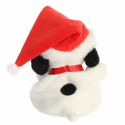 Peanuts Plush Snoopy with Santa Hat Palm Pals by Aurora