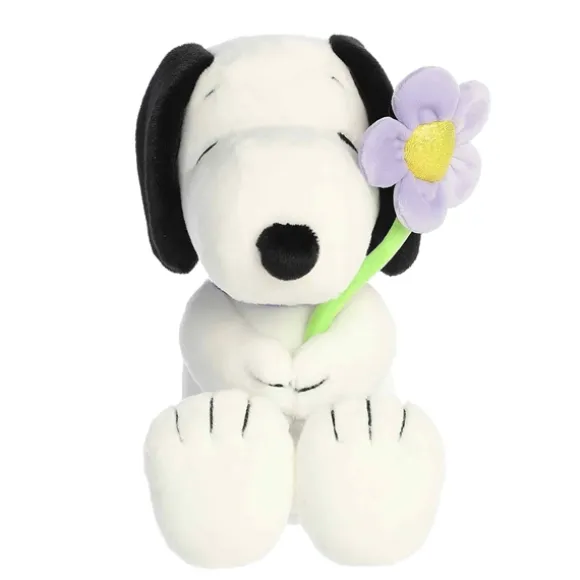 Peanuts Snoopy with Flower Stuffed Animal by Aurora