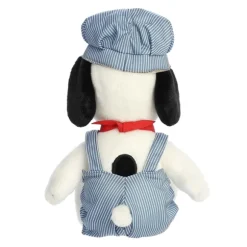 Peanuts Train Engineer Snoopy Stuffed Animal by Aurora