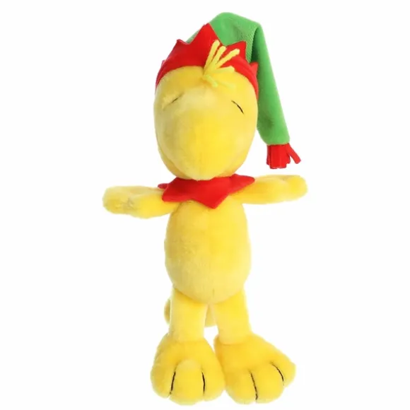 Peanuts Woodstock with Elf Hat Stuffed Animal by Aurora