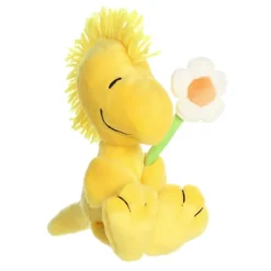Peanuts Woodstock with Flower Stuffed Animal by Aurora